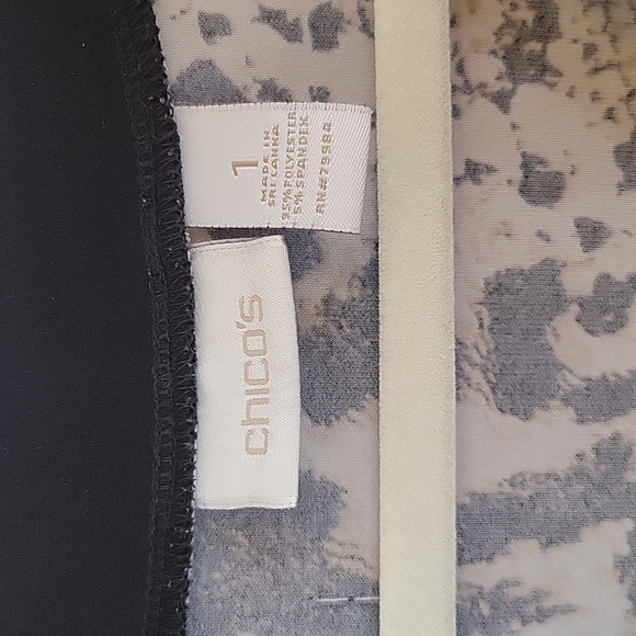 Chico's Animal Print Dress SZ 8/1 - Picture 2 of 6